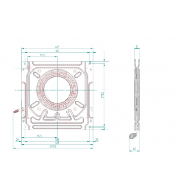 Obrotnica fotela VW Volkswagen Transporter T4 1996-2003 Prawa