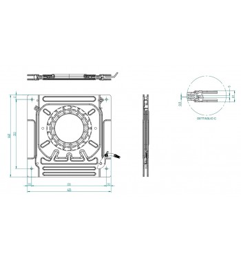 Obrotnica fotela Volkswagen VW Transporter T5 T6 T6.1 Prawa