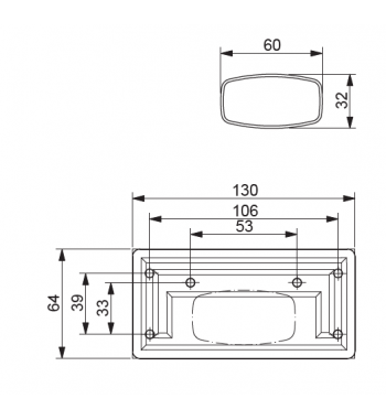 Folding support table leg Star 1