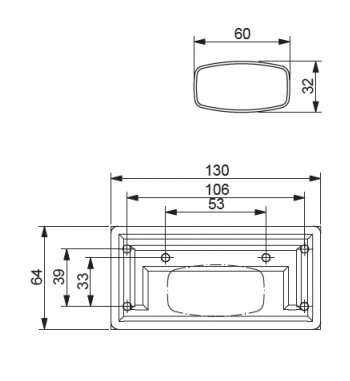 Folding support table leg, detachable Star 6