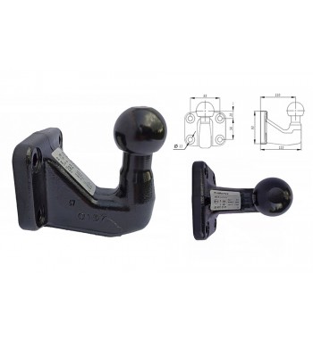 Adapter do montażu VAN-Swing na haku flanszowym Westfalia