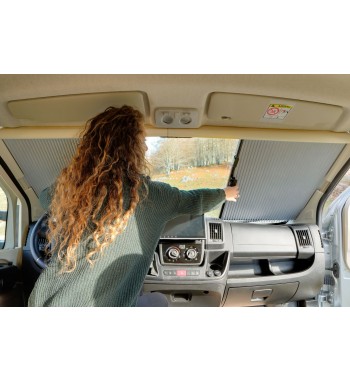 Windshield blind for Fiat Ducato X250, X290 with radar SKIA BEIGE