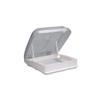 ROOF WINDOW FOR CAMPER WITH MOSQUITO NET, ROLLER SHUTTER AND LIGHTING, BETA 400X400 MM