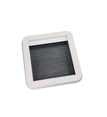 ROOF WINDOW FOR CAMPER WITH MOSQUITO NET, ROLLER SHUTTER AND LIGHTING, BETA 400X400 MM