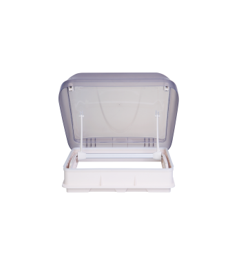 ROOF WINDOW FOR CAMPER WITH MOSQUITO NET AND ROLLER SHUTTER, BETA 400X400 MM