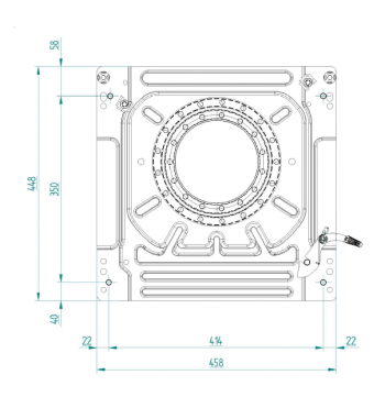 Seat swivel Mercedes Vito II / Viano W639 2003-2014 Left