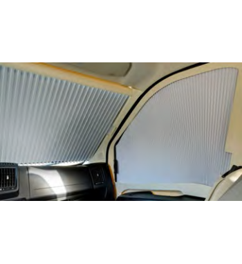 Left and right side windows blinds, Fiat Ducato V8, SKIA GRAY