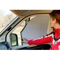 Left and right side windows blinds, Fiat Ducato V8, SKIA GRAY