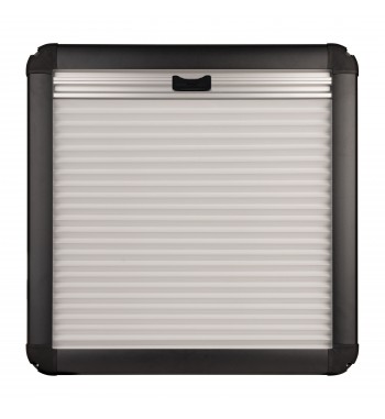 SIDE WINDOW FOR CAMPER WITH MOSQUITO NET AND ROLLER SHUTTER, DELTA 500x500 MM