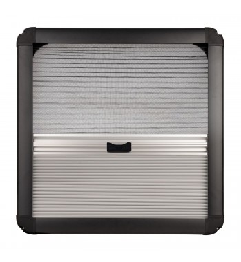 SIDE WINDOW FOR CAMPER WITH MOSQUITO NET AND ROLLER SHUTTER, DELTA 500x500 MM
