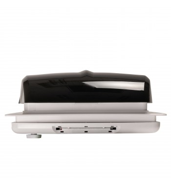 DACHVENTILATOR mit LED für Wohnmobil, PLUS FAN BLACK 400X400 MM