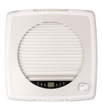 Wentylator dachowy z oświetleniem LED do kampera, PLUS FAN BLACK 400X400 mm