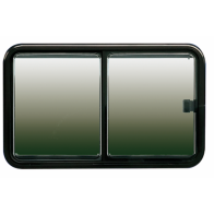 SLIDING WINDOW FOR CAMPER WITH MOSQUITO NET AND ROLLER SHUTTER, SIGMA 900X550 MM