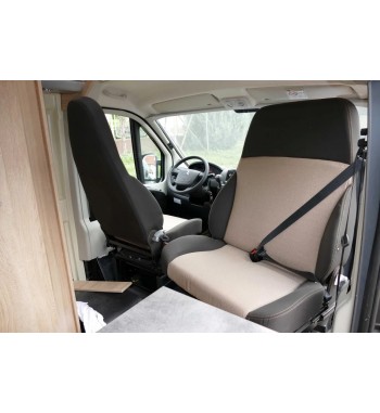 Podwójny fotel obrotowy kanapa Fiat Ducato, Citroen Jumper, Peugeot Boxer 2006- Prawy