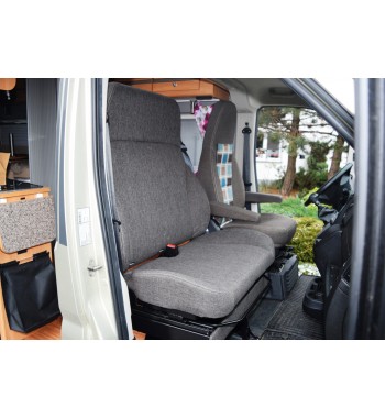 Podwójny fotel obrotowy kanapa Fiat Ducato, Citroen Jumper, Peugeot Boxer 2006- Prawy