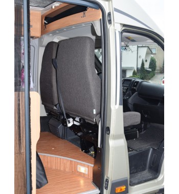 Podwójny fotel obrotowy kanapa Fiat Ducato, Citroen Jumper, Peugeot Boxer 2006- Prawy