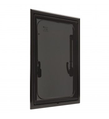 SIDE WINDOW FOR CAMPER WITH MOSQUITO NET AND ROLLER SHUTTER, DELTA 350x500 MM