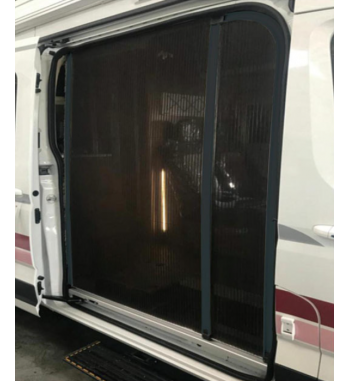 Plissee-Moskitonetz für Schiebetüren Ford Transit VANSCREEN