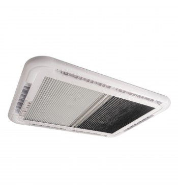 Okno dachowe do kampera z moskitierą, roletą i oświetleniem LED, ALFA 700x500 mm