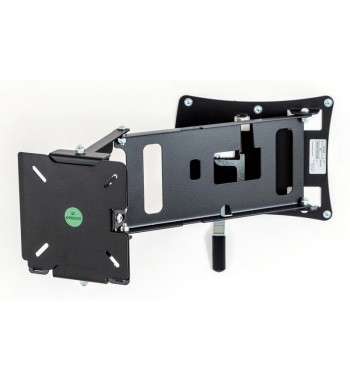 Wall mount TV bracket with mini arm and auto lock, adjustable