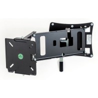 Wall mount TV bracket with mini arm and auto lock, adjustable